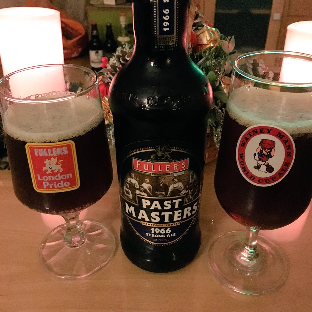 buck_chilly's tweet photo. The Spirit of Christmas and '66 with @FullersBrewery #PastMasters 1966 Strong Ale. Cheers!
#realale #beer https://t.co/umM4hGGaEm