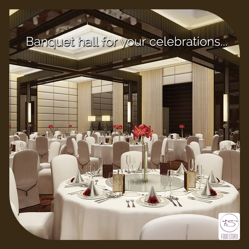 FoodStoryPune's tweet photo. Delectable delights and a warm ambiance, our #BanquetSpace promises just that! https://t.co/9xZBSCf5sS