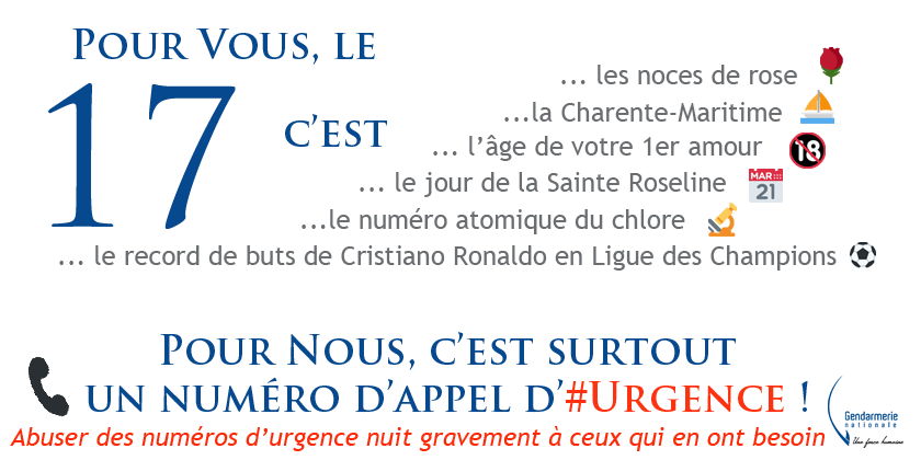 #SaintSylvestre Le 📞1️⃣7️⃣ est un numéro d'appel d'#Urgence ! Il ne sert pas à nous souhaiter la #BonneAnnée. #Merci
