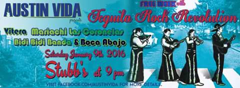 ayqueswift's tweet photo. #c3 #austinvida #bocaabajo #bidibidibanda #tequilarockrevolution January 9th #FreeWeek #stubbs #austinmusic https://t.co/IcUup4Y5kQ