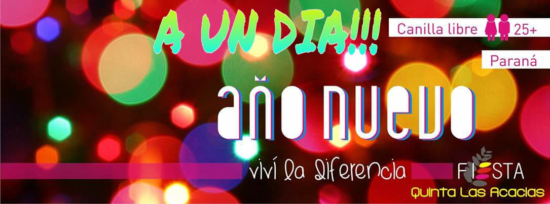 acaciasfiesta's tweet photo. Pasa x tu anticipada en Barcelona, cervantes 45 #FiestaLasAcacias #AnoNuevo Entradas Limitadas, hasta el 31 - 21hs https://t.co/tqUNjjR6Sp