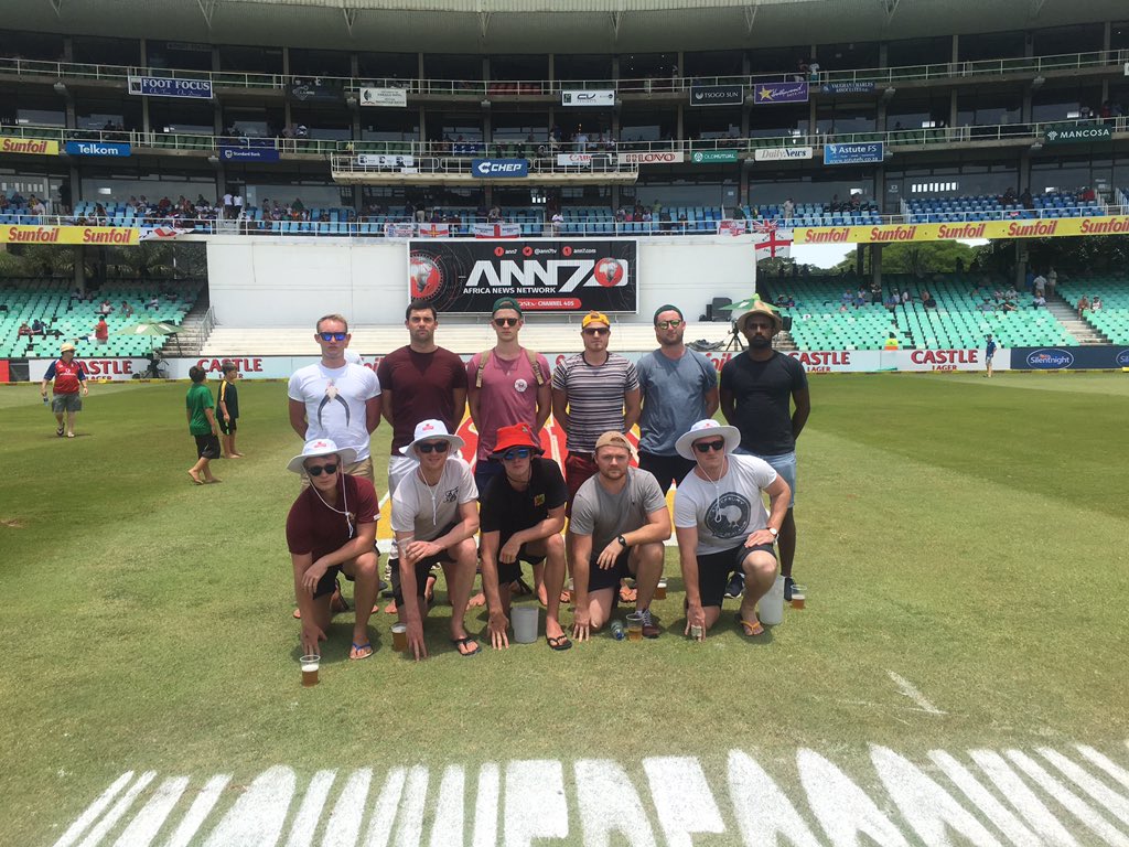 joecrossman's tweet photo. @englandcricket had a great day supporting the boys in Durban #alldayrooty #englandontop #retweet https://t.co/kJqBz0VCBv