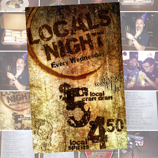 Local616's tweet photo. Enjoy some Local Craft Drafts & Distillery Spirits for Locals Night with band La Calle!Music at 9pm! #chs #local616 https://t.co/QkIgvLDlEN