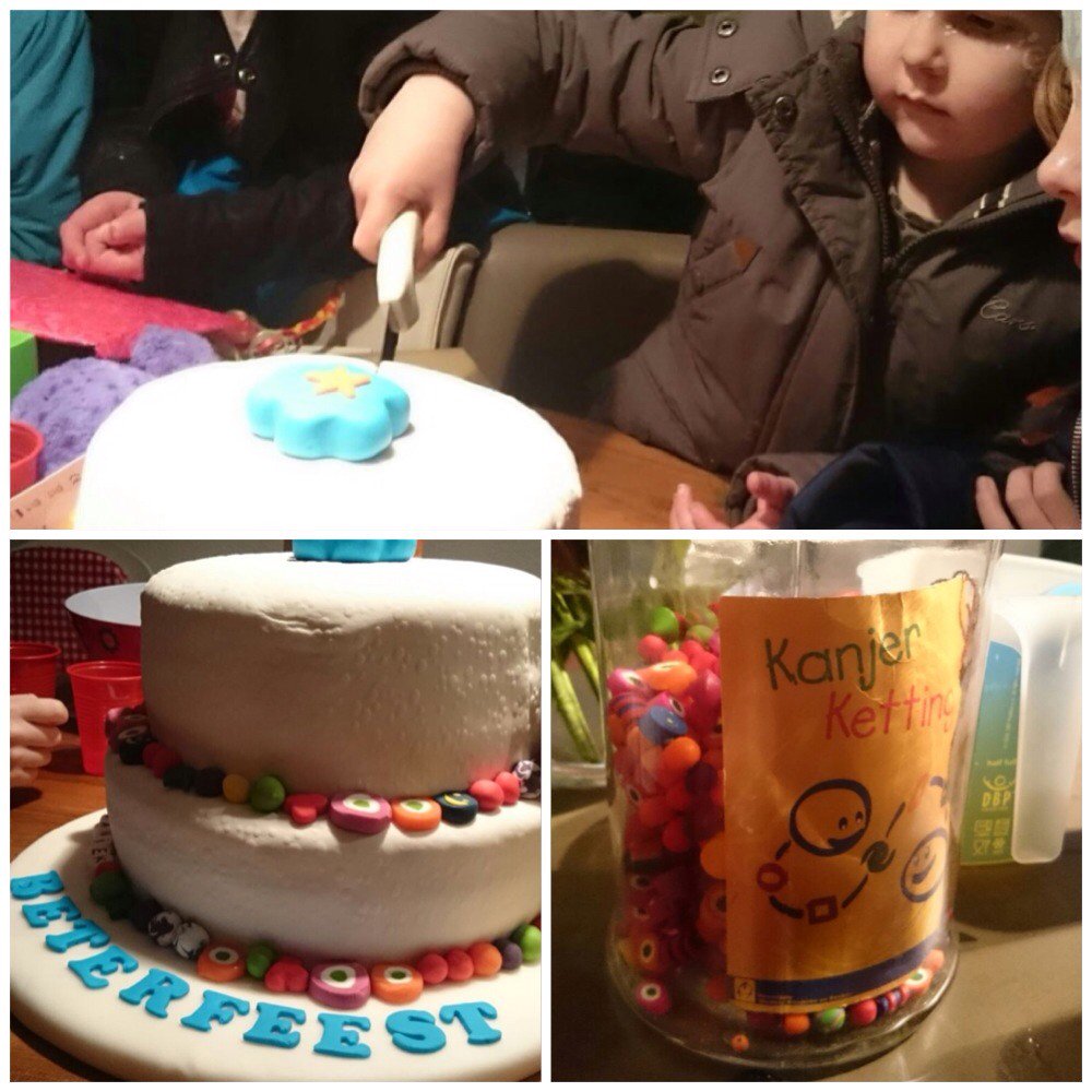 Na twee jaar het beterschapsfeest!! Wat zijn we blij! Gefeliciteerd!