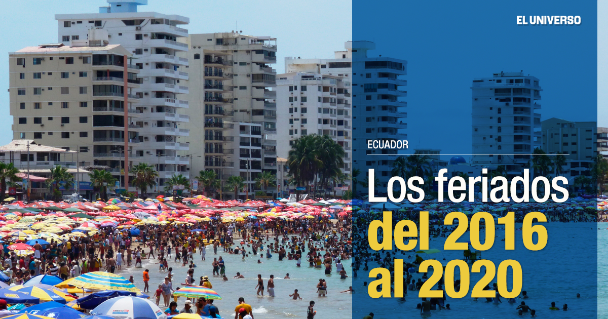 eluniversocom's tweet photo. Los feriados del 2016 al 2020 en Ecuador. https://t.co/J9jfmQPHnp https://t.co/qAyz3dXAsA