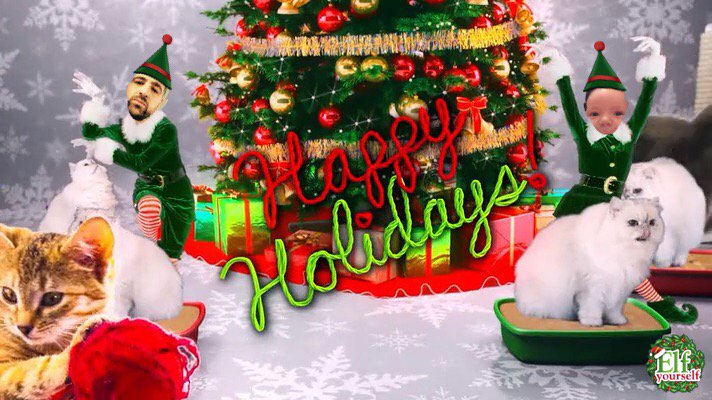 darty85's tweet photo. Get the app. https://t.co/ycyrTZZ8GA #elfyourself https://t.co/mnBzTqxxIR