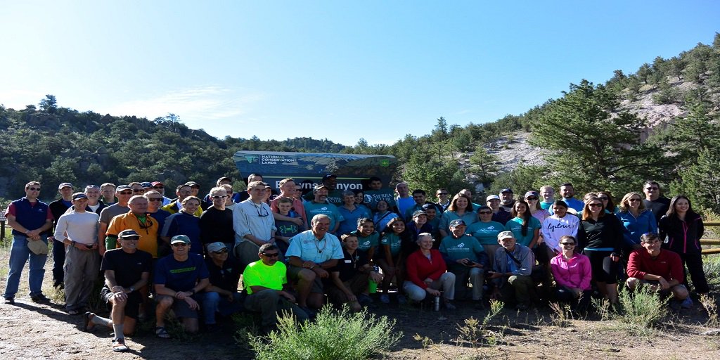 PSICC_NF's tweet photo. Browns Canyon Dedication @BLM_CO #YearInReview https://t.co/Vd0DWjMGvM