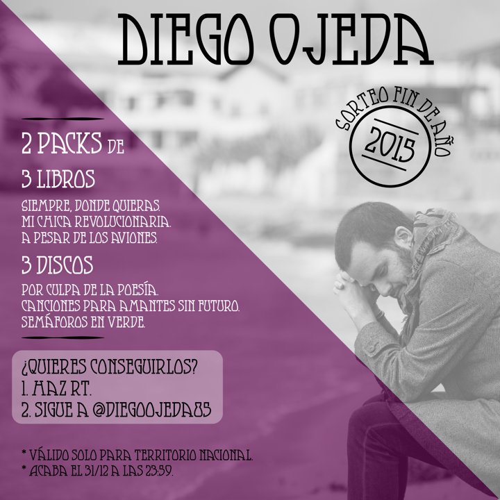diegoojeda85's tweet photo. ¿Queréis participar? Solamente hace falta un RT y seguirme. ¡Besos y descansad para mañana! https://t.co/F8fbbj0LYm