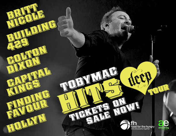 air1radio's tweet photo. .@officialtobymac, @FindingFavour, &amp; others will be ROCKIN' the #HitsDeepTour! Get tickets: https://t.co/kU4pEKhOz8 https://t.co/Fdr8uEWSWP