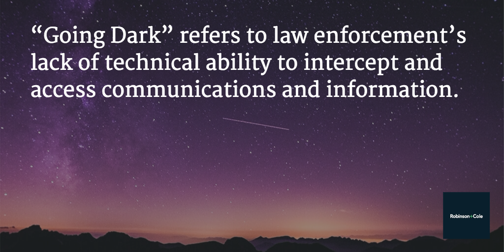 Discovia's tweet photo. The “Going Dark” Problem - https://t.co/Kvp3KVHeAu #eDiscovery #privacy https://t.co/HoFhQ4uo0j