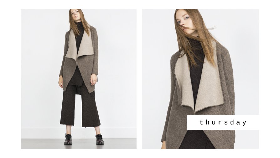 ZARA's tweet photo. #zaradaily #thursday #woman #knitwear Now available at https://t.co/QRIO34knsM https://t.co/HaTA57zA8L