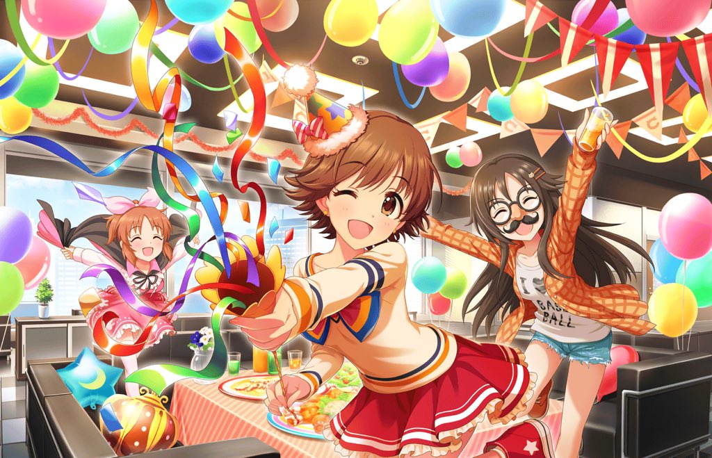 Deresute デレステ Eng Gokigen Party Night Mio Honda Ranking Sr Full Cards T Co J6uopzeum6