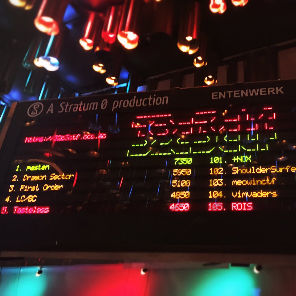 LiveOverflow's tweet image. The #32c3ctf was great. Working through writeups on my way back home. Learning so many new things!