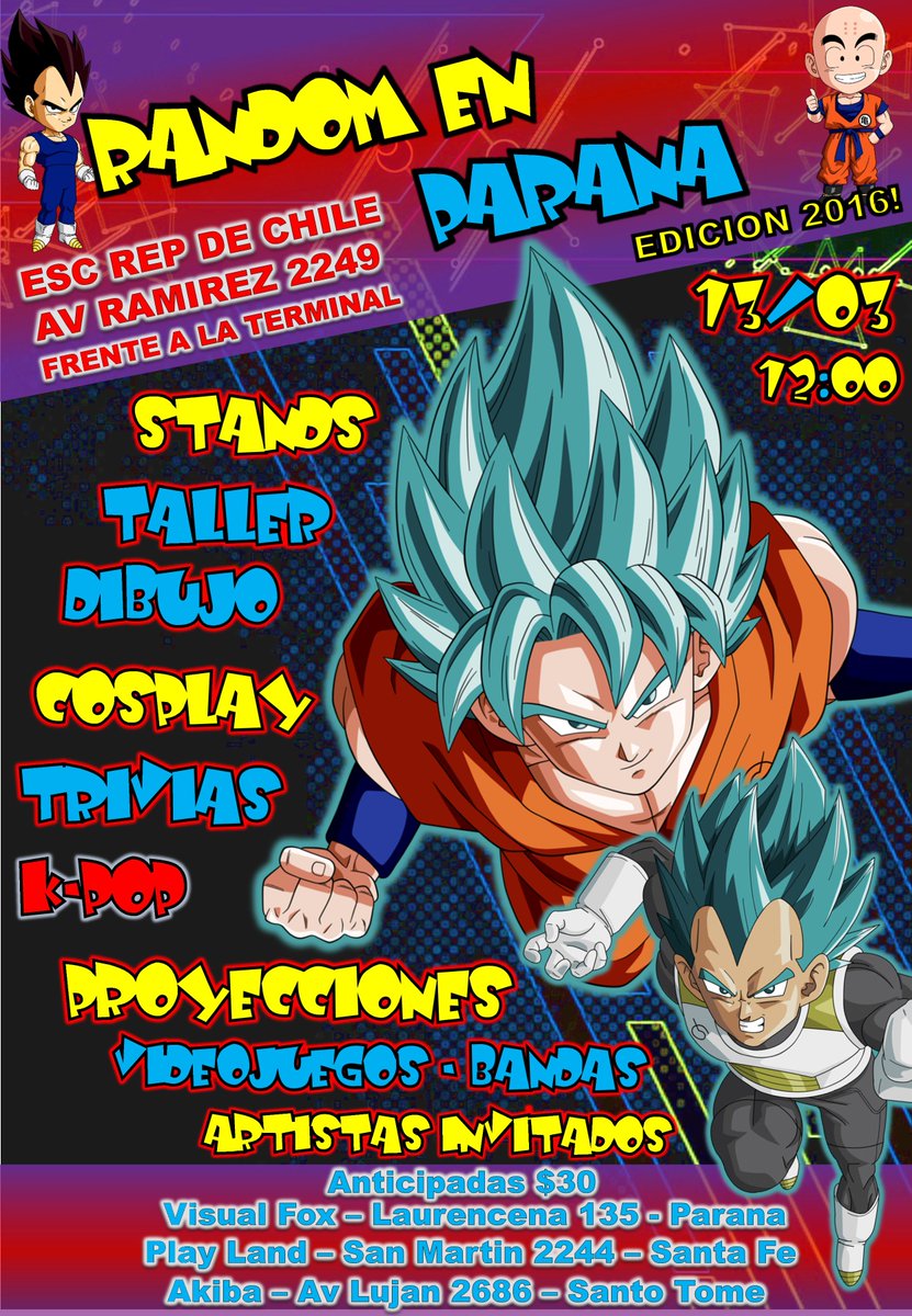 tengokueventos's tweet photo. La Random larga el primer sorteo! Entra al enlace! #convención #anime #manga #paraná #evento
https://t.co/17Zum5WKfM https://t.co/VSNNowVjFn