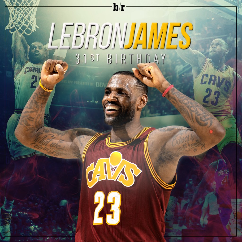 Happy 31st birthday, LeBron James! 
