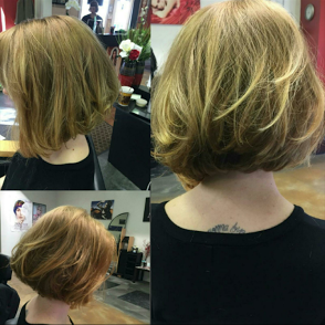 Sarah's #haircut #asymmetricalbob #bob #shorthaircut by Mellie!
#shorthairdontcare #hairstyle #kernersville