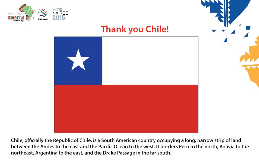 Chile is the 42nd largest export economy in the world, and top exports include refined copper. #NairobiDeclaration