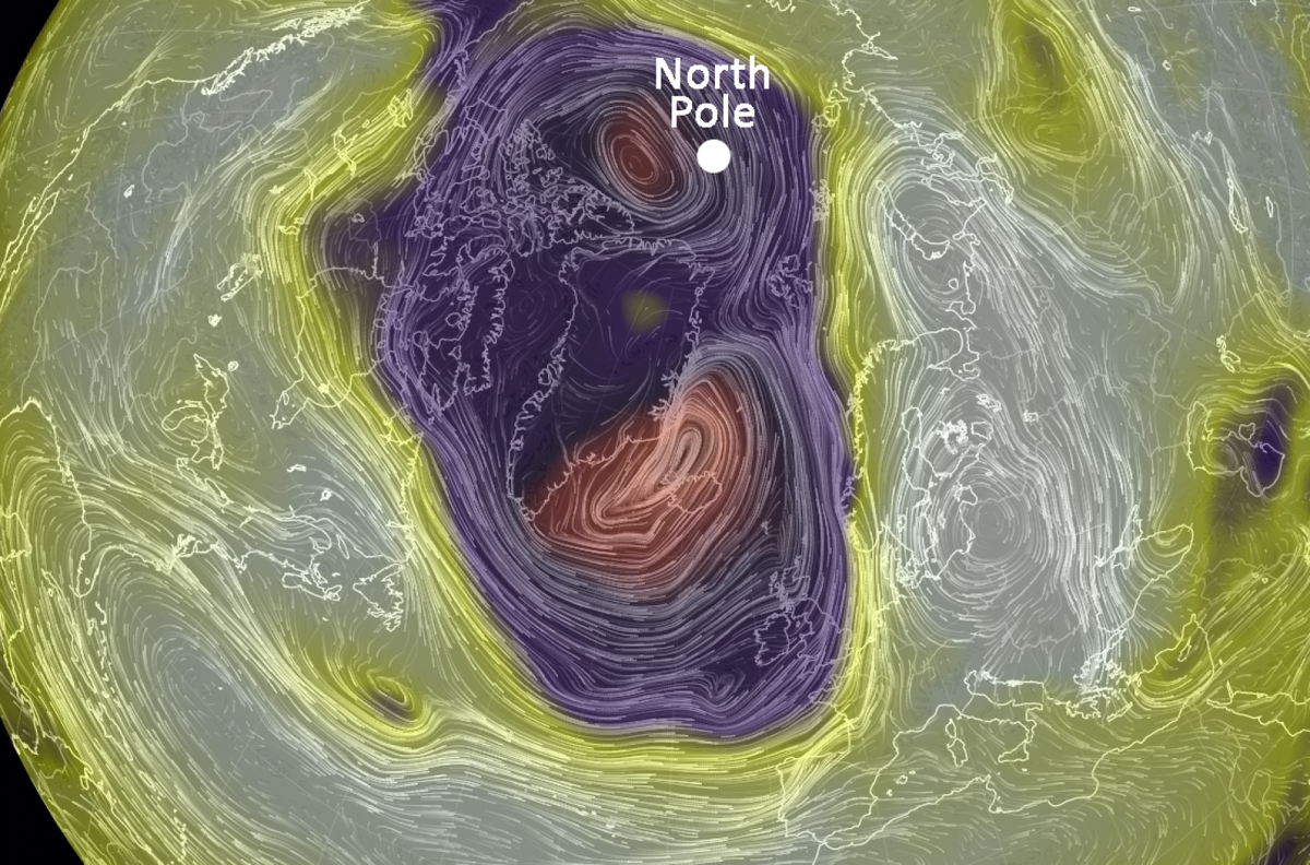 Freak storm pushes North Pole 50 degrees above normal to melting point wapo.st/1VpVFBA