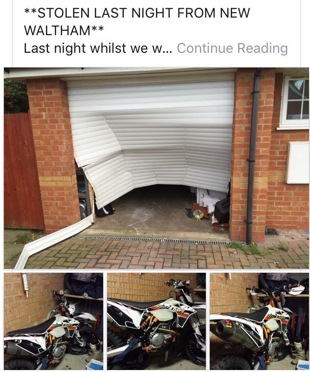 Don't be the victim, we can upgrade you garage door this January with our amazing new year offers #crimes