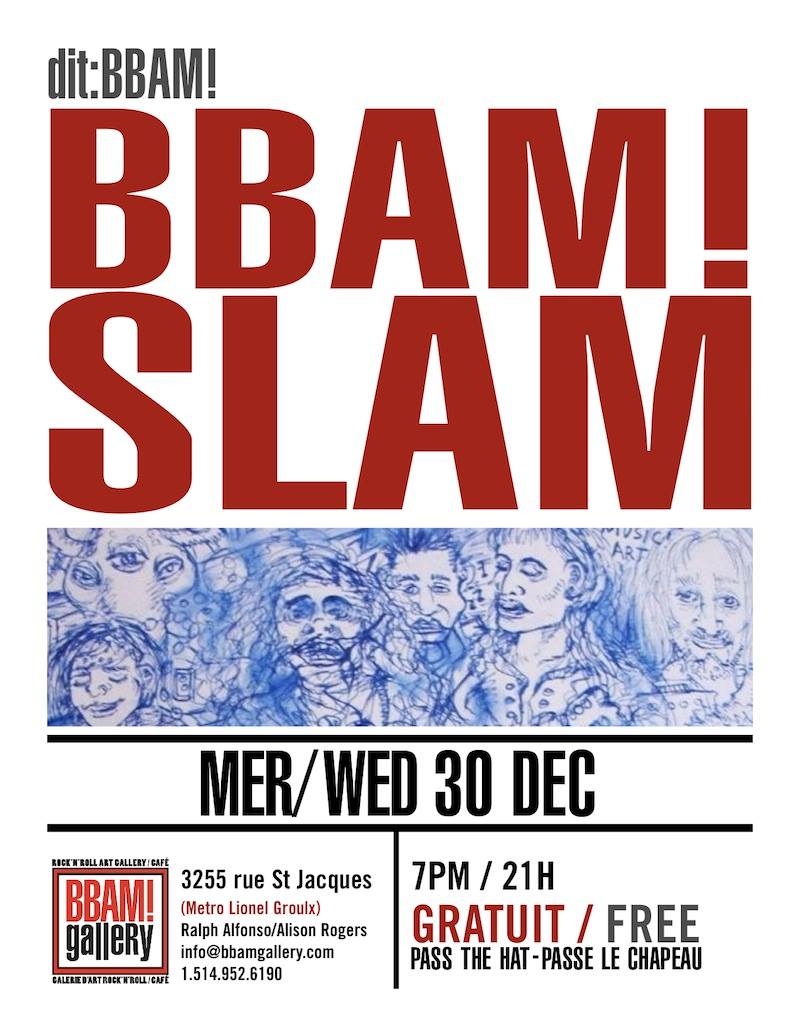 BBAMGallery's tweet photo. Join us last #bbamgallery of #2015 in #mtl be here and enjoy a winter night of #talent and #creatives #livemusic https://t.co/Puw6tIOqZ1