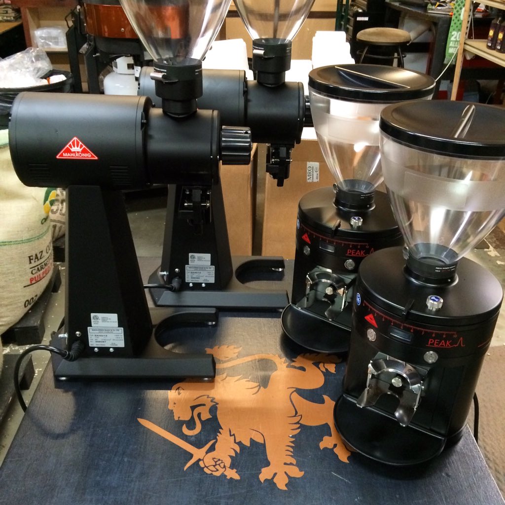 The Peaks have arrived! Thank you @mahlkonigusa! #new #coffeegrinder #coffee