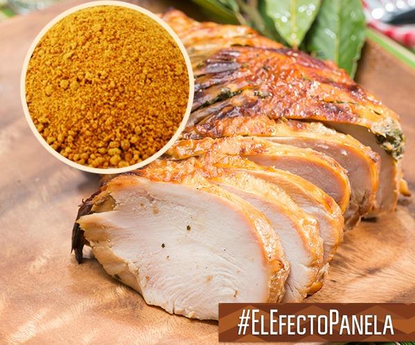 Aquí está tu cena de año nuevo: Pechuga de pavo horneada con tomates secos y ají de panela goo.gl/Yw3cgv