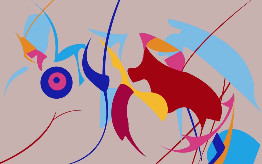 A digital study of Alex Janvier's Art