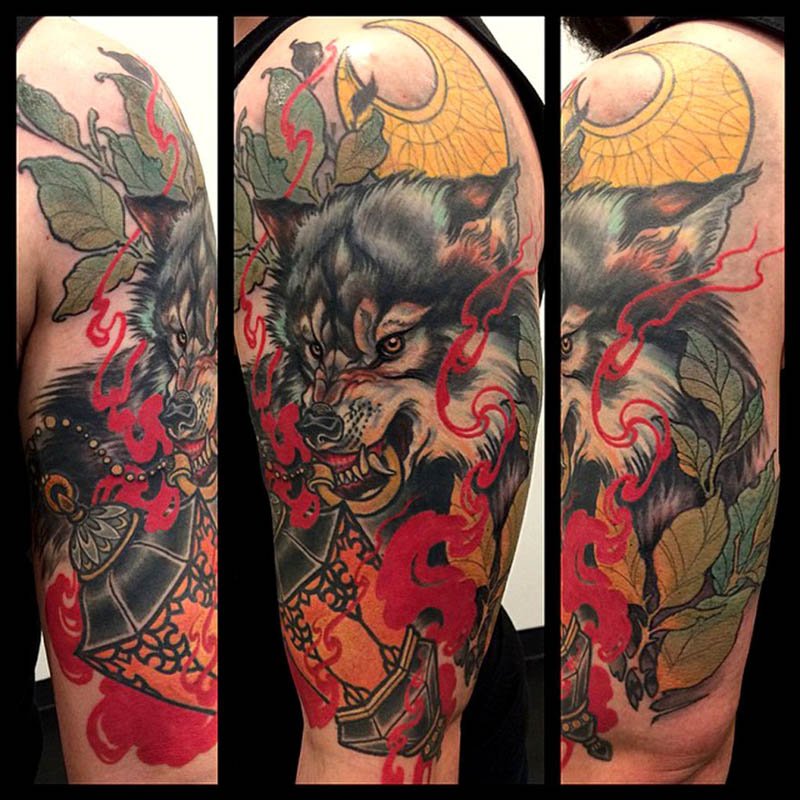 CultureTattoo57's tweet photo. El aullido del tatuaje lobo - https://t.co/eZ90LUgLVg https://t.co/a34aZTKP5r