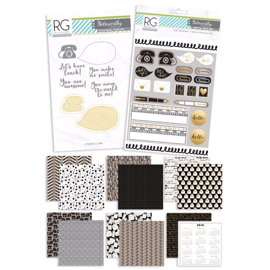 TeamRGaray's tweet photo. This week's RG Noteworthy #BlogHop #prize Visit blog 4 details! #CHA2016 #snailmail #pocketpage #scrapbook #RGretail https://t.co/cPb3qHKDQw