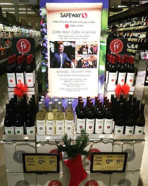 fabioviviani's tweet photo. It's #WAYBACKWEDNESDAY & #WINEWEDNESDAY ! Great times at @FVWines #MEETFABIO tour at @Safeway in the #BAYAREA !! https://t.co/bEu3qaaJEX