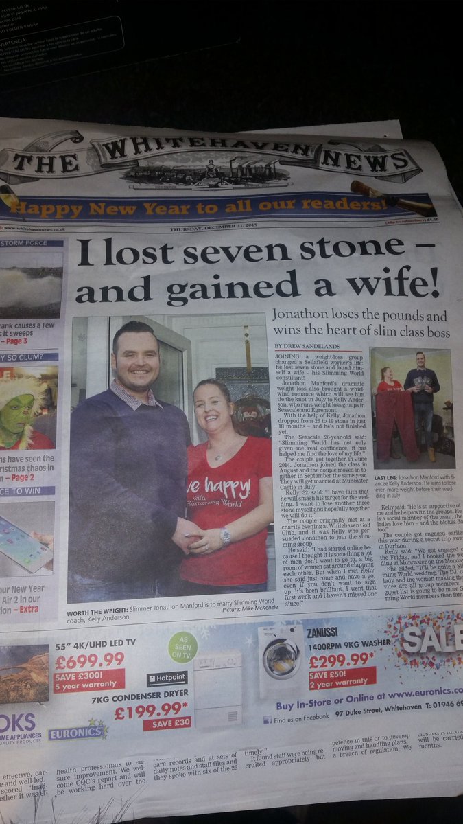 kellandy13's tweet photo. Proud of my man @SlimmingWorld #seascaleslimmingworld #egremontslimmingworld #promotioncommotion https://t.co/CpVeyxUipj