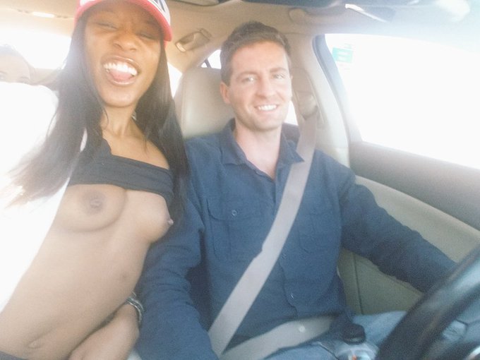 Practicing safe driving with @realarcherxxx  and @Brooke_lynnbabe in the background..lol https://t.c