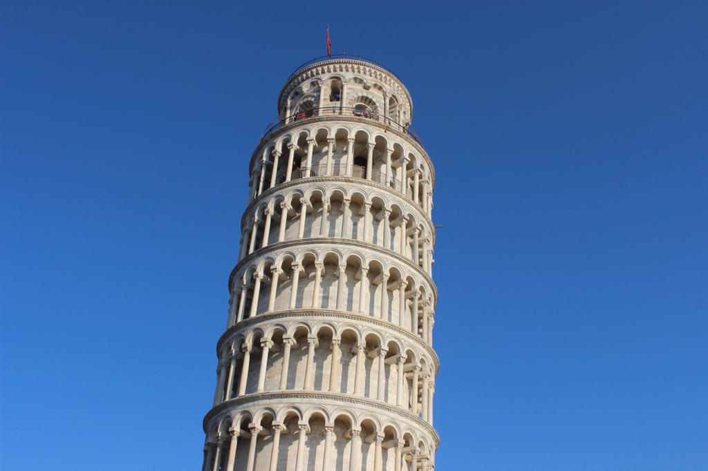 ITAStranieri's tweet photo. #TorrePedente #Pisa #Toscana #Italia https://t.co/VFuXgwD9Jw