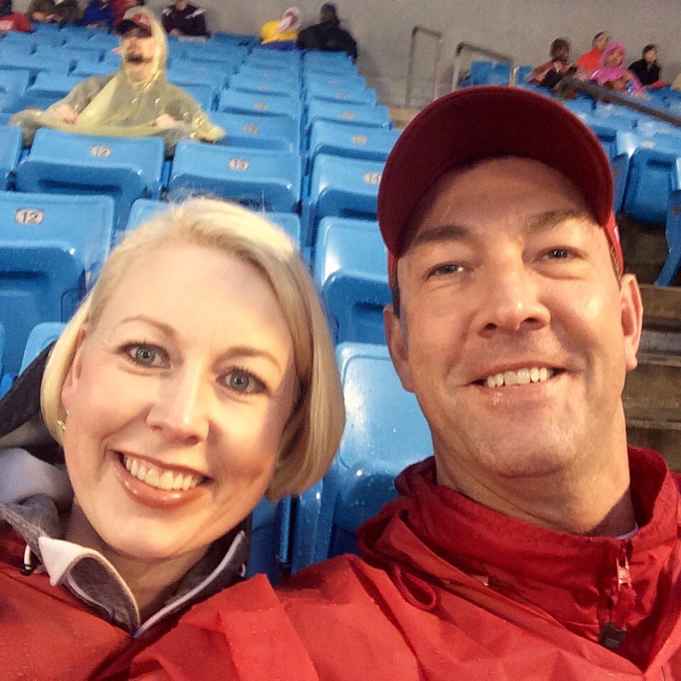 LKC713's tweet photo. Braving the rain to back my Pack! #BelkBowl https://t.co/1foya7wkyH