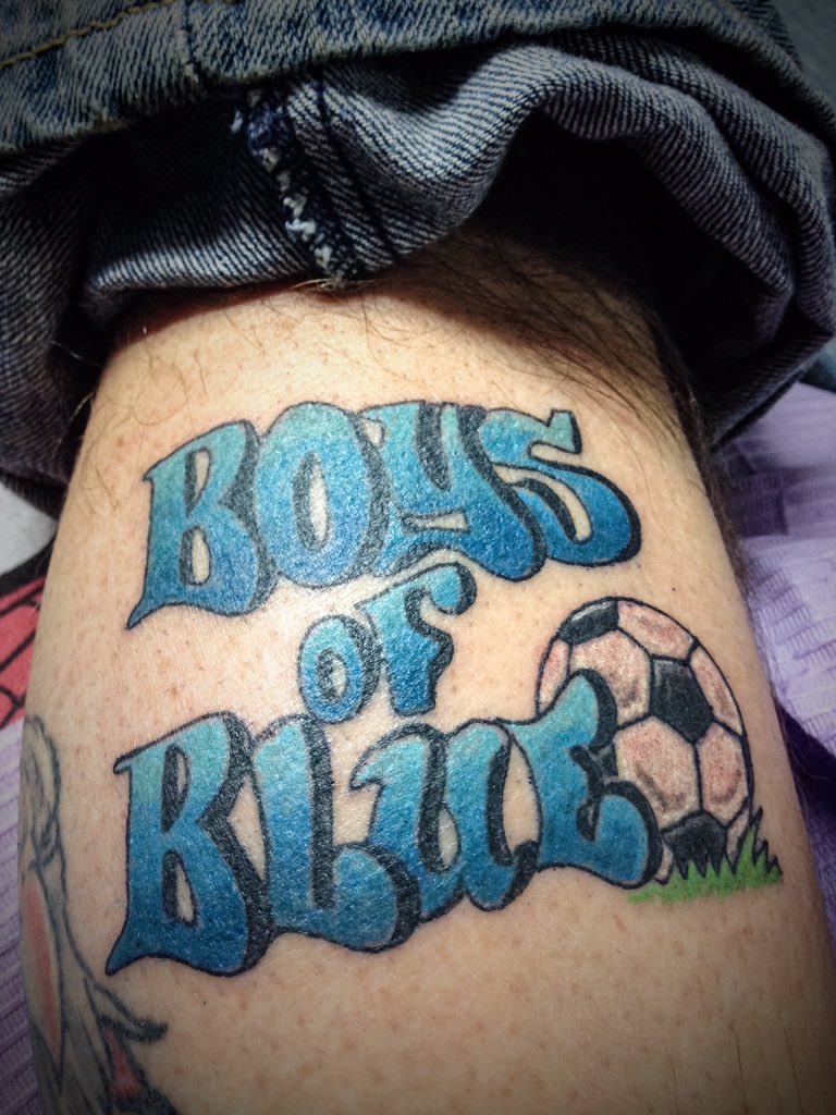 hagertessa's tweet photo. Dads new tattoo β½οΈπ #boysofblue https://t.co/T5QE0K7ycl
