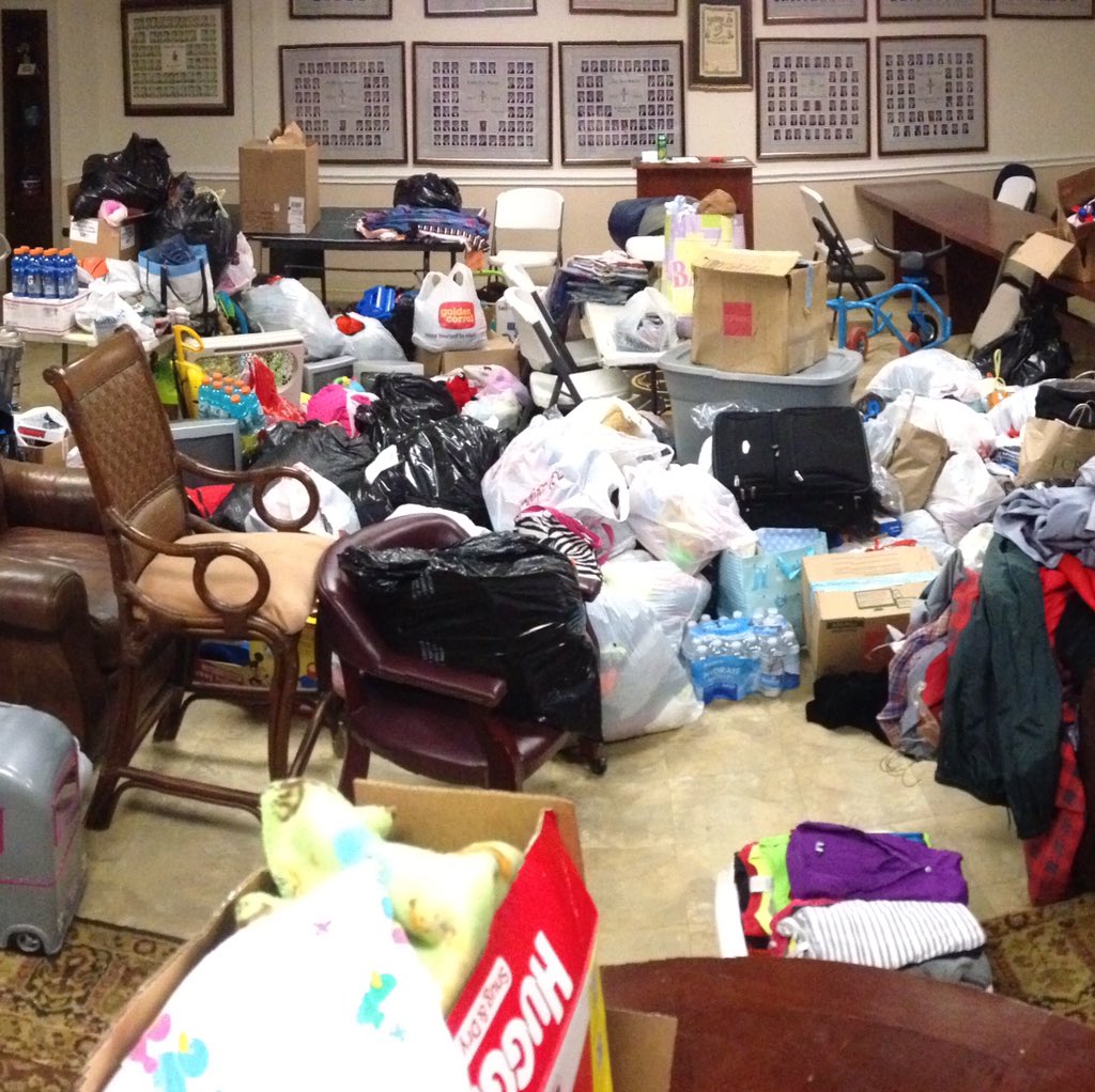 ATOzmSHSU's tweet photo. Here is the progress you all have made at the end of day 3, and 2 days left 10-5 at Shenanigans! #PrayForRowlett https://t.co/soPtZX2IIS