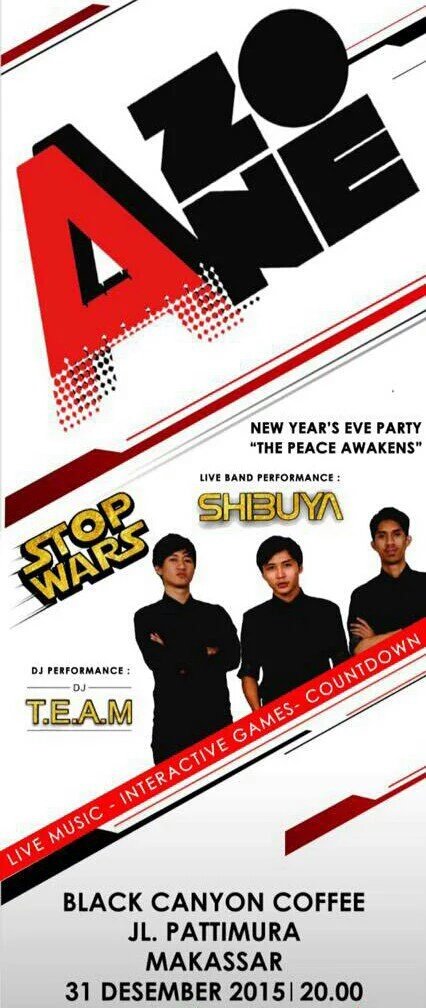 belum punya acara di malam tahun baru? yuk ke Black Canyon Coffee Pattimura seru-seruan brg <a href="/Shibuya_band/">SHIBUYA band</a>