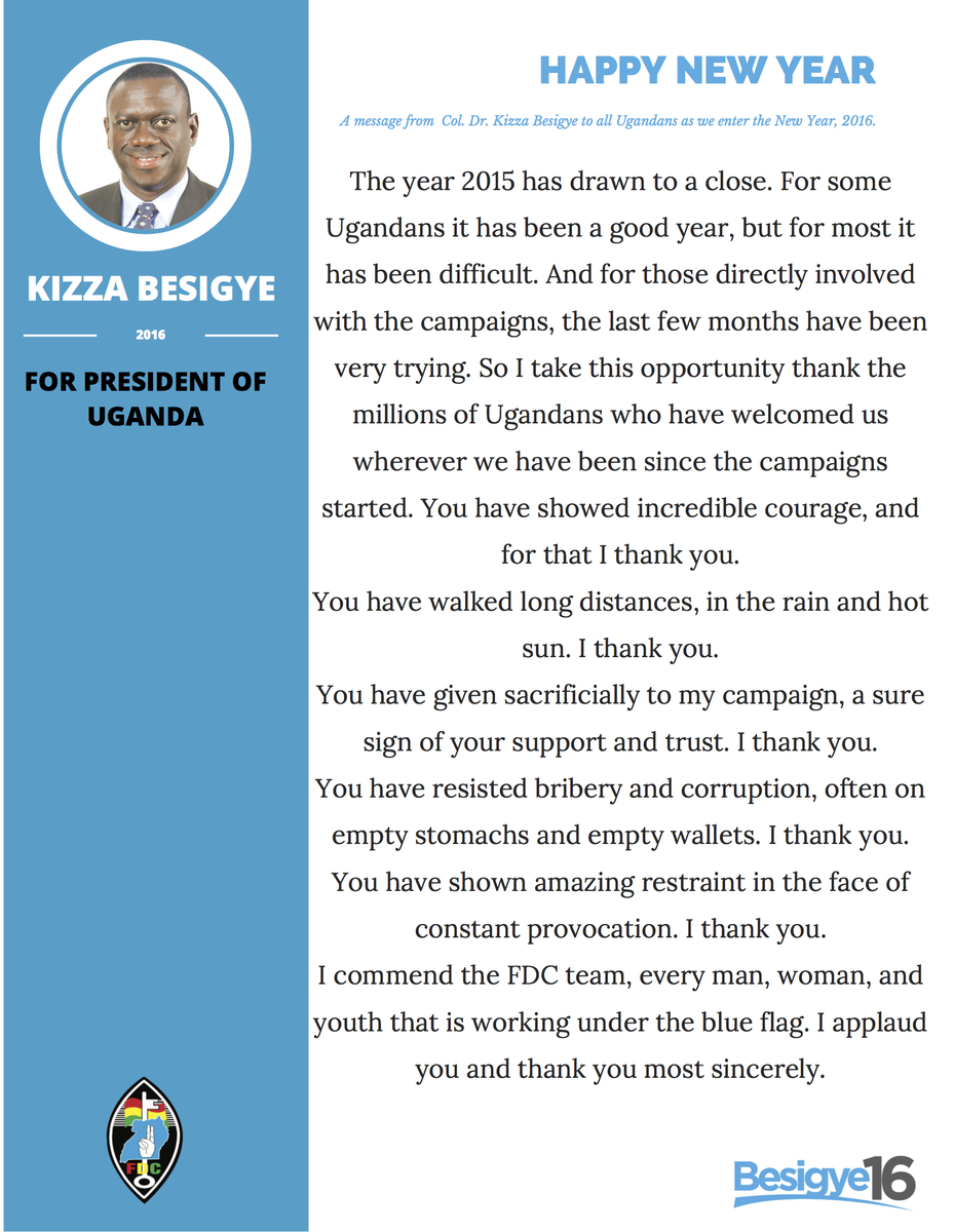 Kifefe Kizza-Besigye tweet media
