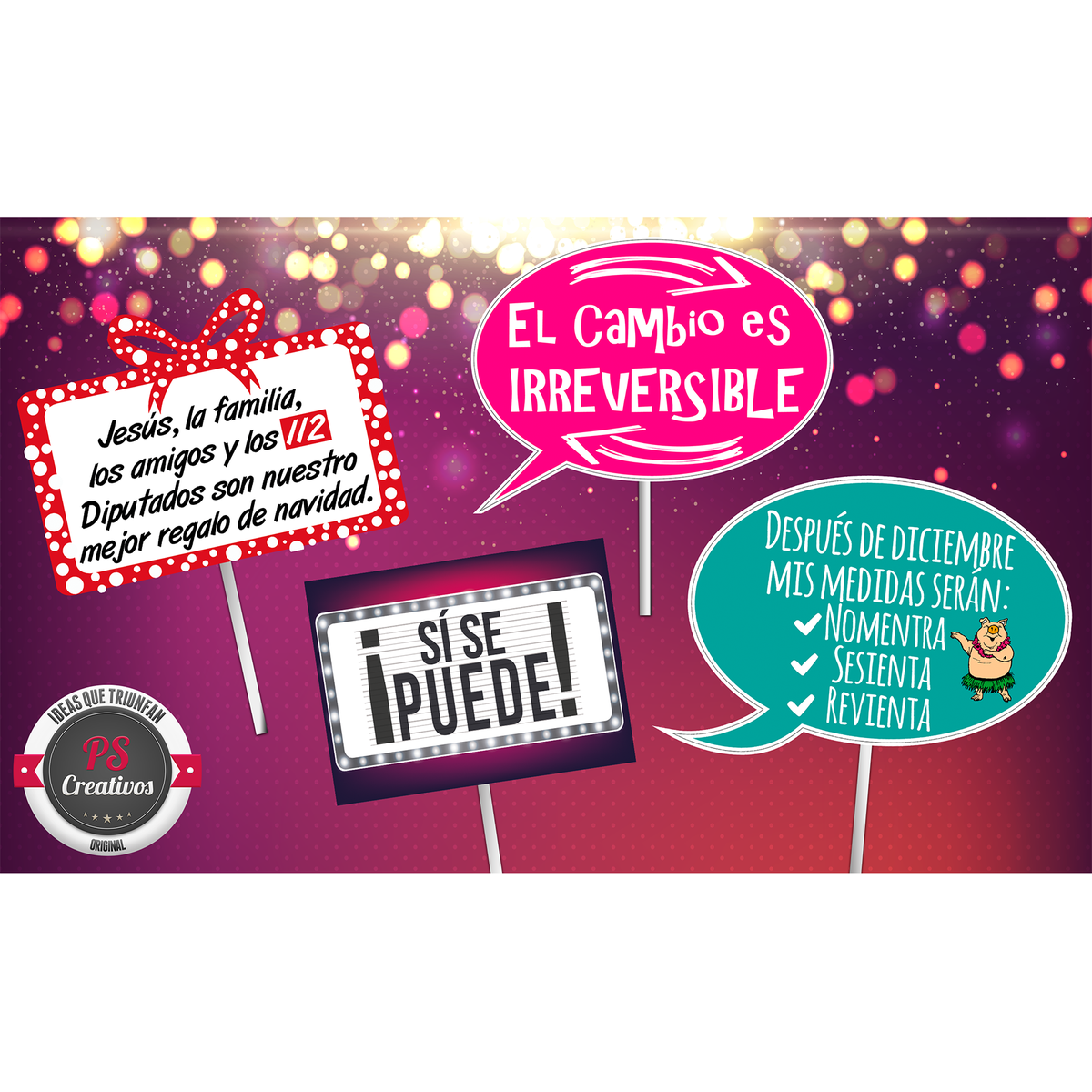 PsCreativos's tweet photo. Listo los habladores para #FindeAño. #PsCreativos haciendo de tus #eventos lo que buscas!
#ClientesCreativos https://t.co/ZjR6A6NRqV