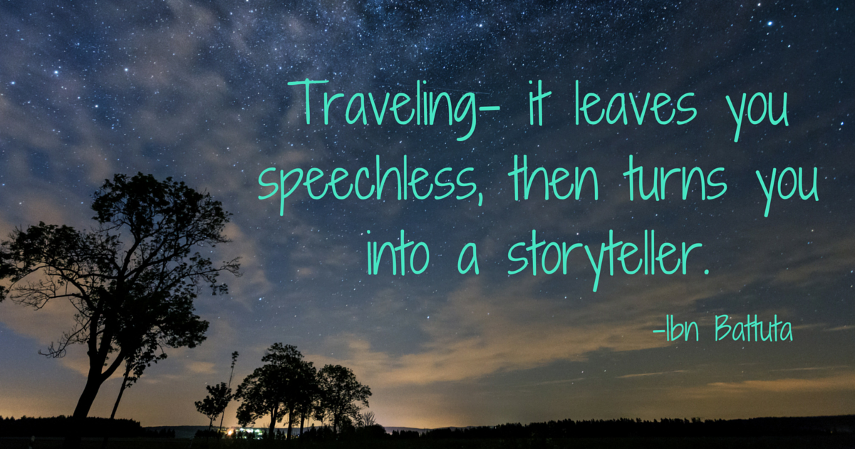 TravelodgeSD's tweet photo. #Traveling - it leaves you speechless, then turns you into a #storyteller. #qotd https://t.co/GuW2CJjiS3