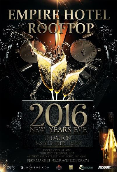 Tomorrow night we present the ultimate NYE rooftop party! Get your tickets NOW at perkmarketing.cravetickets.com