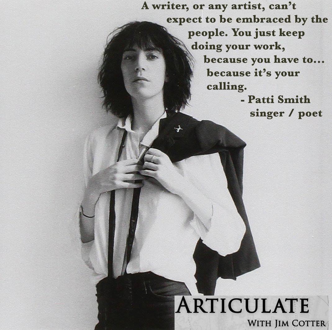 Happy 69th birthday to singer Patti Smith! 