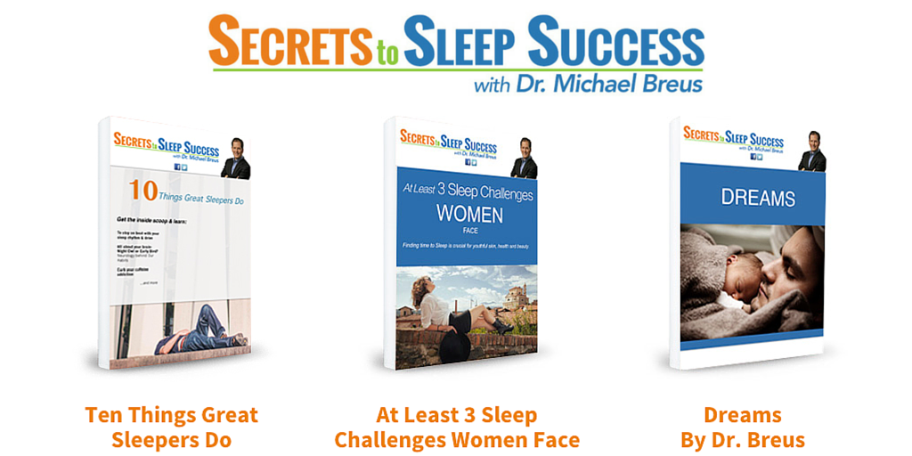 Visit my site to download your own copy of my 3 Free eBooks >> bit.ly/1L9zmgI #TheSleepDoctor #sleep