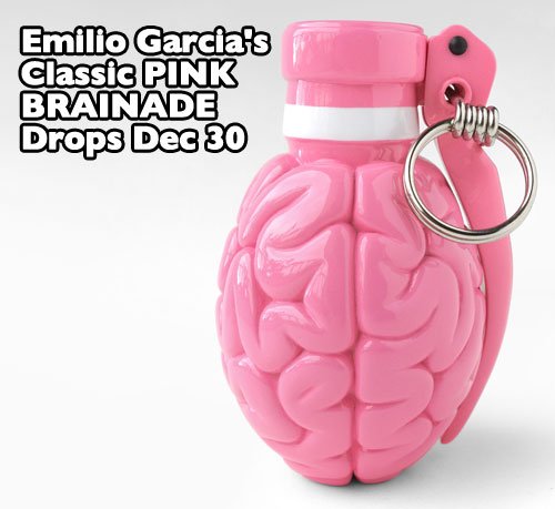 toysrevil's tweet image. #onTOYSREVIL bit.ly/1mi3LAI #EmilioGarcia's Classic Pink #Brainade Drops Dec 30 #boomboomshaketheroom