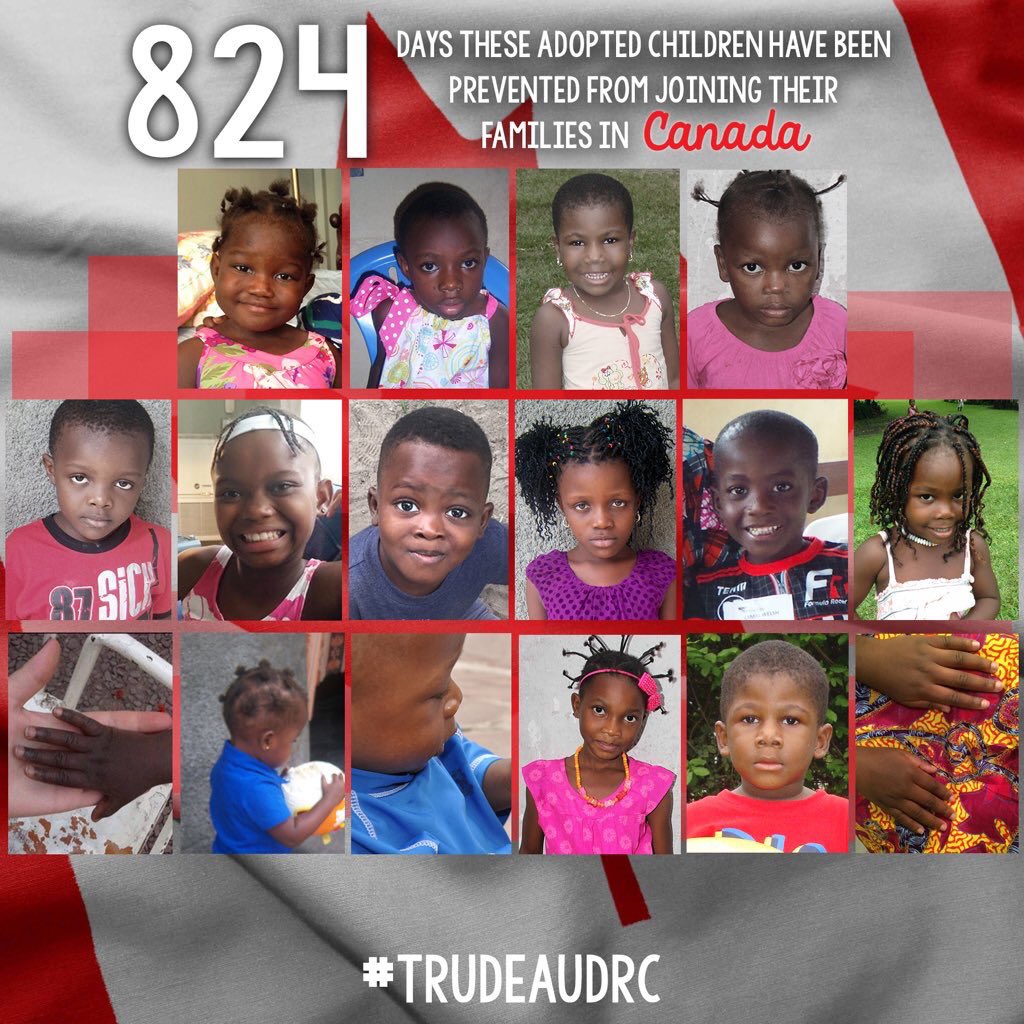 bobendra's tweet photo. @JustinTrudeau @CanadianPM #trudeaudrc Bring our children home! https://t.co/EfC2vw4CYx