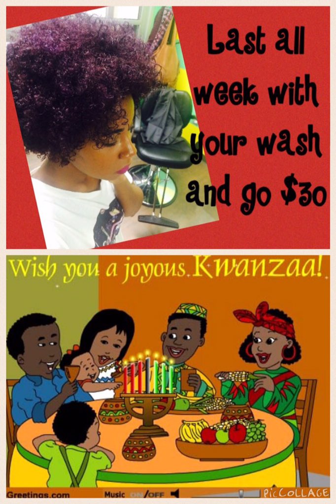 SearchMyStylist's tweet photo. Happy #Kwanzaa #curlyhair #happyholiday #curlyculture #newyork https://t.co/yxymUTgbLx https://t.co/gCoXWgAcaO