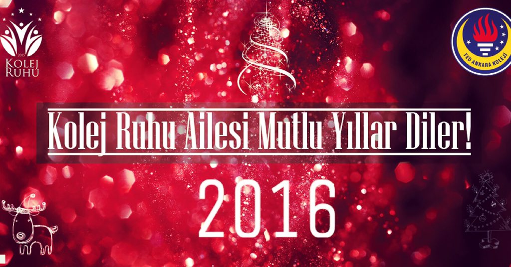 Tüm öğrenci arkadaşlarımıza yeni yılda sağlık, mutluluk ve huzur diliyoruz. Herkese mutlu yıllar! #happynewyear