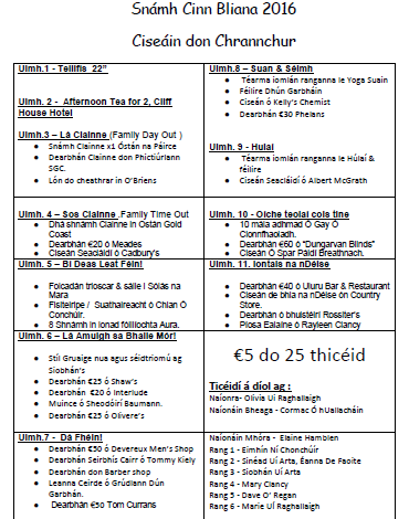 Snamh Cinn Bliana 2016

Ciseáin don Chrannchur

#2016 #NewYear