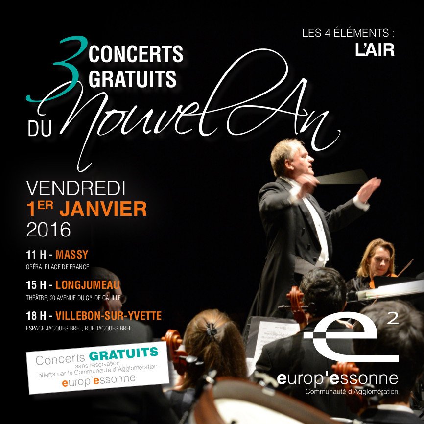 Commencez l'année en musique avec <a href="/Europ_Essonne/">Europ'Essonne</a> !