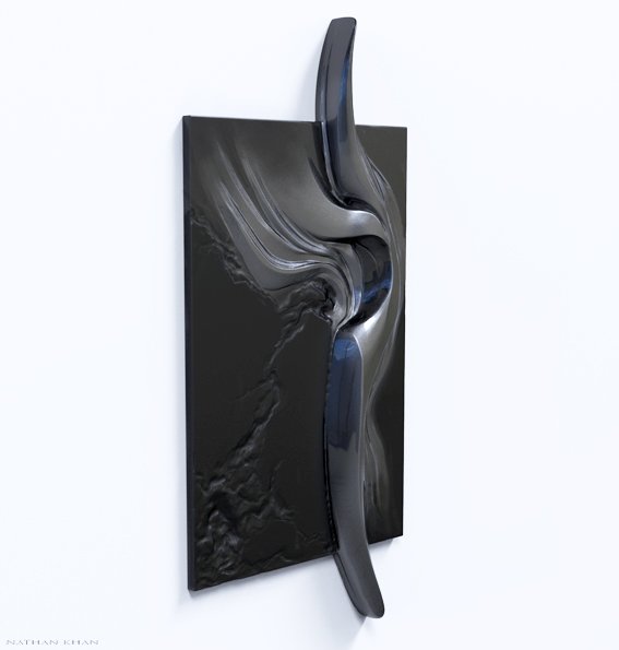 Balvoy_'s tweet photo. Untitled 2015 H129 x W59 x D9 cm Oil on Carbon Fiber https://t.co/K1LL06cRYD
